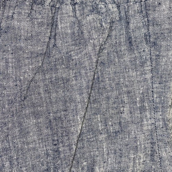 Strapless Chambray Jumpsuit w/ cinched waist - S - Picture 4 of 5